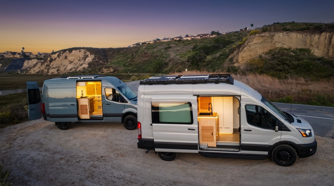 Vantopia Van Sprinter and Transit conversions in Santa Ana, CA